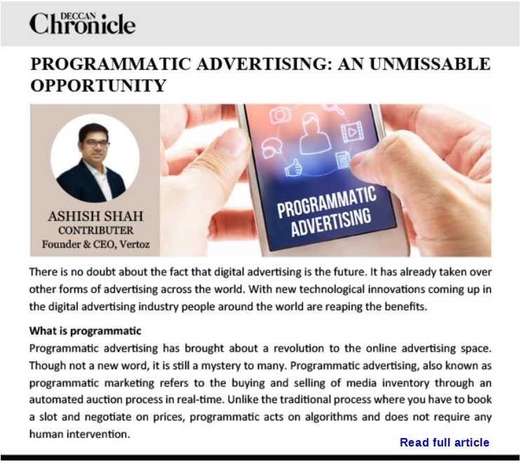 Programmatic Advertising Opportunity