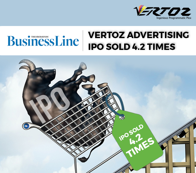 Vertoz-Advertising-IPO-sold-4.2-times